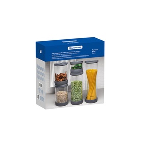 Five-Piece Glass Container Set with Vacuum lids