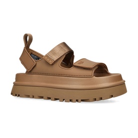 GoldenGlow Flatform Sandals