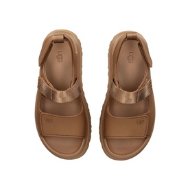 GoldenGlow Flatform Sandals