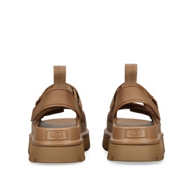 GoldenGlow Flatform Sandals