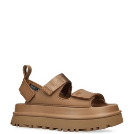 GoldenGlow Flatform Sandals
