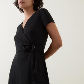 Karlee Wrap Mini Dress