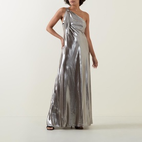Elzira One-Shoulder Gown
