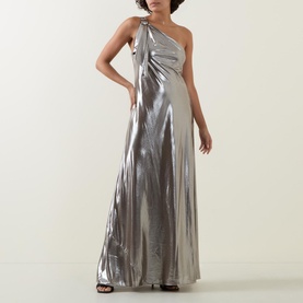 Elzira One-Shoulder Gown