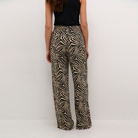 Milia Printed Mid-Rise Wide-Leg Trousers