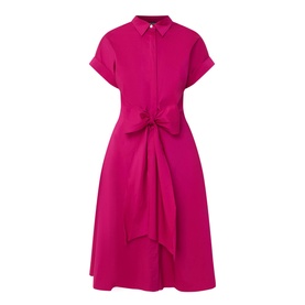 Bow-Detail Shirt Dress