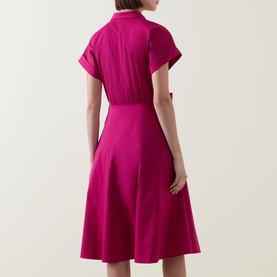 Bow-Detail Shirt Dress