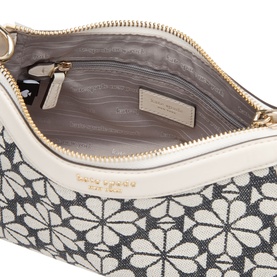 Flower Jacquard Shoulder Bag