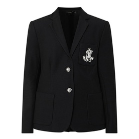 Anfisa Logo Single-Breasted Blazer