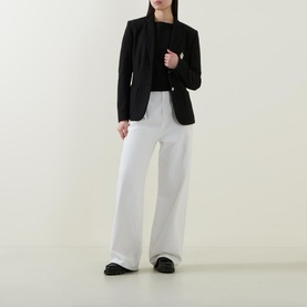 Anfisa Logo Single-Breasted Blazer