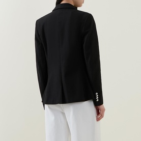 Anfisa Logo Single-Breasted Blazer
