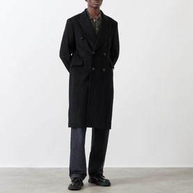 Whale Double-Breasted Overcoat