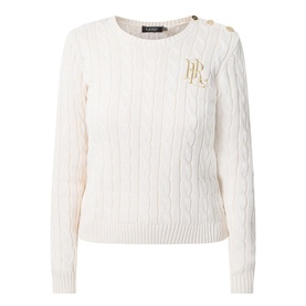 Montiva Logo Cable-Knit Sweater