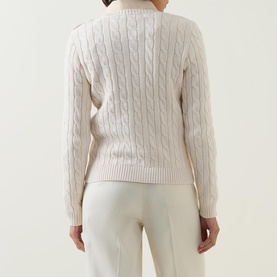 Montiva Logo Cable-Knit Sweater