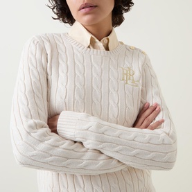 Montiva Logo Cable-Knit Sweater