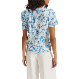 Lorenna Floral Print Blouse