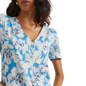 Lorenna Floral Print Blouse