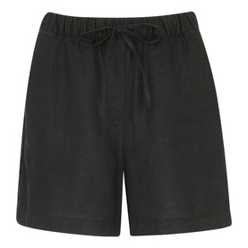 Drawstring Linen Shorts