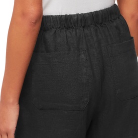 Drawstring Linen Shorts
