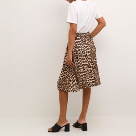 Amber High-Rise Leopard Skirt