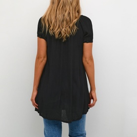 Amber Solid Keyhole Tunic