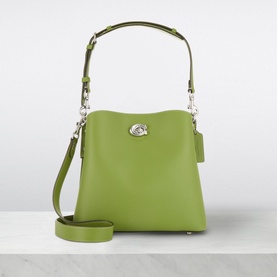 Willow Leather Bucket Bag