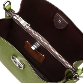 Willow Leather Bucket Bag