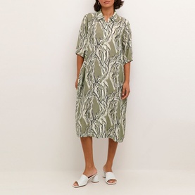 Elio Printed Shirt Dress