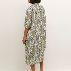 Elio Printed Shirt Dress
