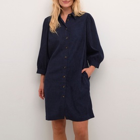 Eve Corduroy Mini Shirt Dress
