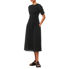 Avery Smocked Flared Dress