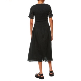 Avery Smocked Flared Dress