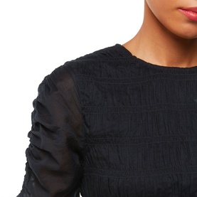 Avery Smocked Flared Dress