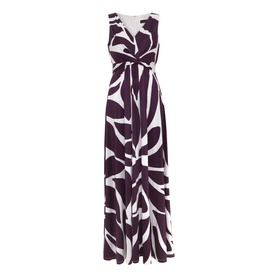 Palmer Leaf Flared Dress