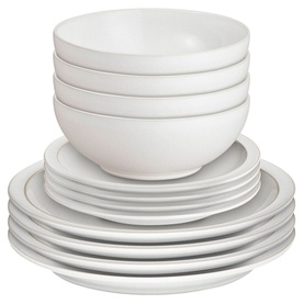 Cotton White 12-Piece Tableware Set 