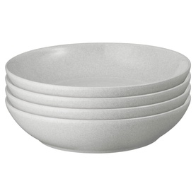 Dove Grey Set Of 4 Pasta Bowls 