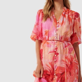 Loren Floral Shirt Dress