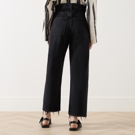 90s Mid-Rise Straight Leg Cropped Jeans