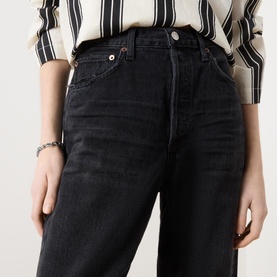 90s Mid-Rise Straight Leg Cropped Jeans