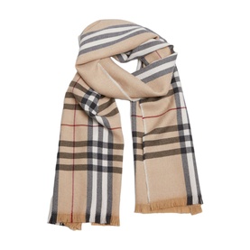 Classic Camel Merino Wool Scarf