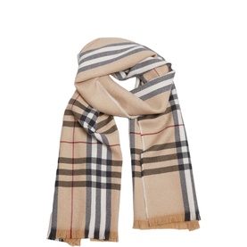 Classic Camel Merino Wool Scarf