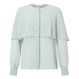 Silk Cape Blouse