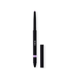 DIOR Diorshow 24H Stylo Waterproof Eyeliner in lilac-purple, shown with cap removed beside slim black pencil barrel