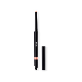 DIOR Diorshow 24H Stylo Waterproof Eyeliner in nude-peach, slim retractable pencil format with cap shown separately