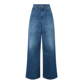 Palazzo Wide-Leg Jeans