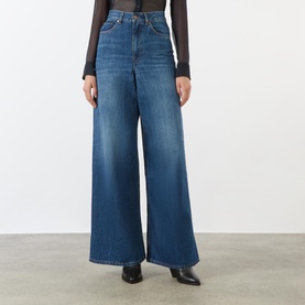 Palazzo Wide-Leg Jeans