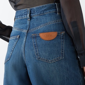 Palazzo Wide-Leg Jeans