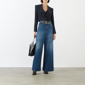 Palazzo Wide-Leg Jeans
