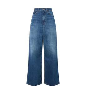Palazzo Wide-Leg Jeans