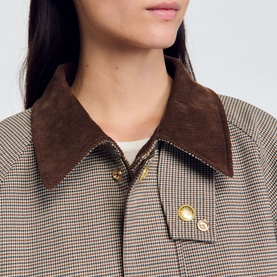 Checked Coat